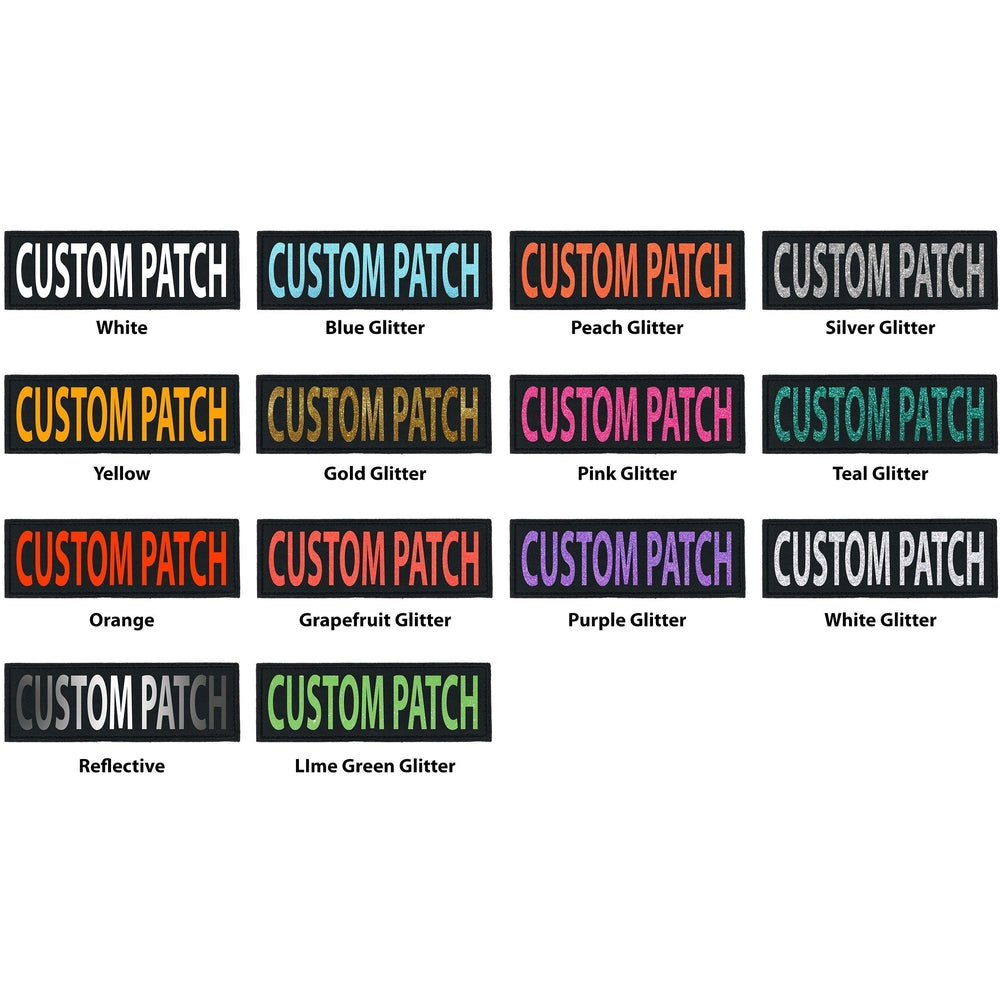 8 Patches in 1 Set, Personalized Patches and Reflective for Dog